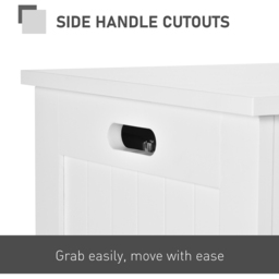 Portland Large Storage Box - Size: 81 x 40 x 46cm - White - Wilko - thumbnail 6