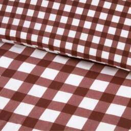 Catriona Gingham Duvet Set Burgundy Superking - Wilko - thumbnail 5