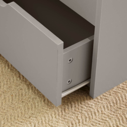 Home Source Bruges 2 Drawer Single Shelf Grey Lift Up Coffee Table - Size: 40 x 105 x 45cm - Wilko - thumbnail 4