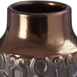 Premier Housewares Gold Zircon Small Ceramic Vase - Size: 12 x 12 x 31cm - Wilko - thumbnail 5