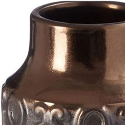 Premier Housewares Gold Zircon Small Ceramic Vase - Size: 12 x 12 x 31cm - Wilko - thumbnail 6
