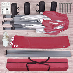 Red 2 x 2m Pop Up Outdoor Gazebo - MCC - Wilko - thumbnail 6