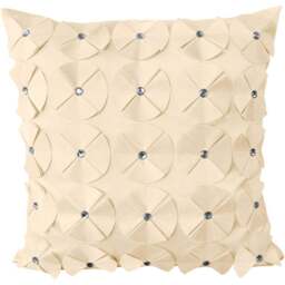 Intimates Vogue Diamante Cream Filled Cushion 56 x 56cm 2 Pack - Wilko - thumbnail 1