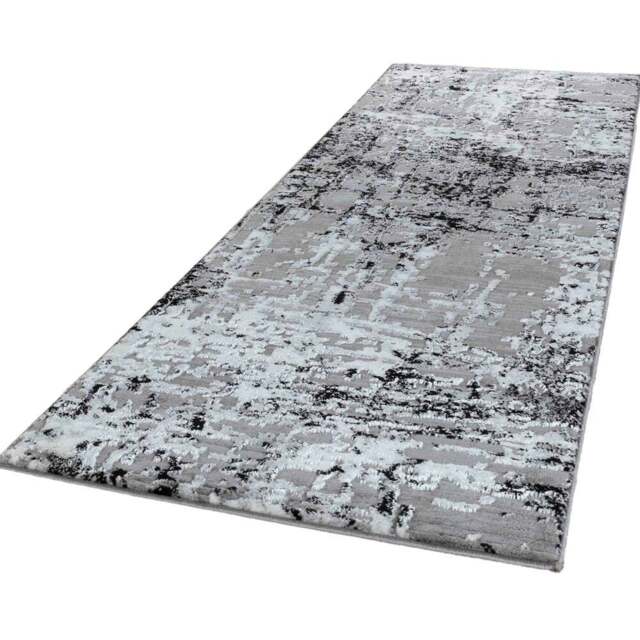Desire Rugs Serenity Black Abstract Lines Rug 60 x 220cm - Wilko - image 1