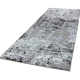Desire Rugs Serenity Black Abstract Lines Rug 60 x 220cm - Wilko - thumbnail 1