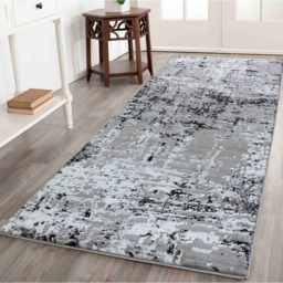 Desire Rugs Serenity Black Abstract Lines Rug 60 x 220cm - Wilko - thumbnail 6
