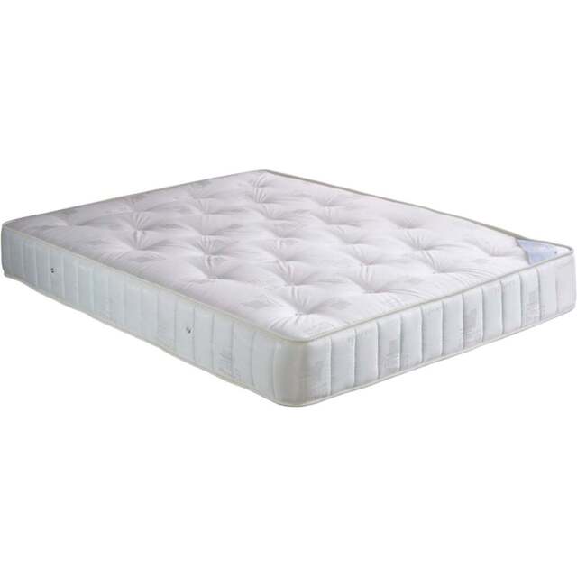 Promo Super King Coil Sprung Mattress - White - Bedmaster - Wilko - image 1