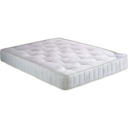 Promo Super King Coil Sprung Mattress - White - Bedmaster - Wilko
