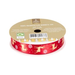 Thin Traditional Ribbon - All I Want For Christmas - Wilko - thumbnail 7