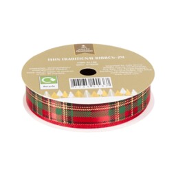 Thin Traditional Ribbon - All I Want For Christmas - Wilko - thumbnail 3