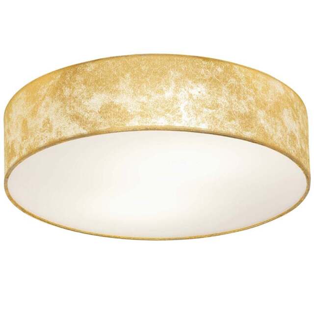 EGLO Viserbella Gold Ceiling Light - Size: 38.0 x 38.0 x 11.0cm - Wilko