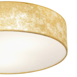 EGLO Viserbella Gold Ceiling Light - Size: 38.0 x 38.0 x 11.0cm - Wilko - thumbnail 4