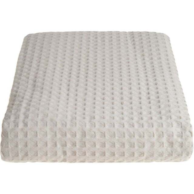Allure Home Fashions Hotel Super King Size Waffle Taupe Throw Blanket 250 x 260cm - Wilko - image 1