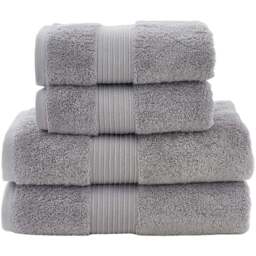 Deyongs Bliss Pima Cloud Hand Towel 2 Pack - Size: 50 x 90cm - Silver - Wilko - thumbnail 1