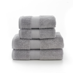 Deyongs Bliss Pima Cloud Hand Towel 2 Pack - Size: 50 x 90cm - Silver - Wilko - thumbnail 4