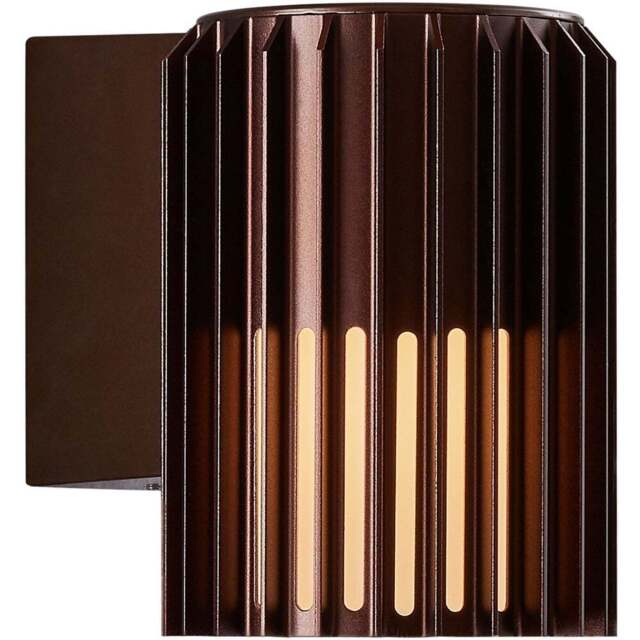 Nordlux Aludra Seaside Brown Metallic Wall Light - Size: 16.8 x 12.4 x 16.8cm - Wilko - image 1