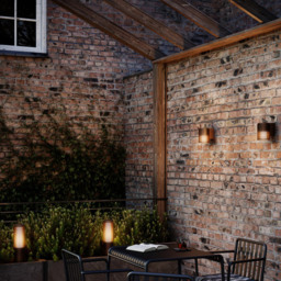 Nordlux Aludra Seaside Brown Metallic Wall Light - Size: 16.8 x 12.4 x 16.8cm - Wilko - thumbnail 6