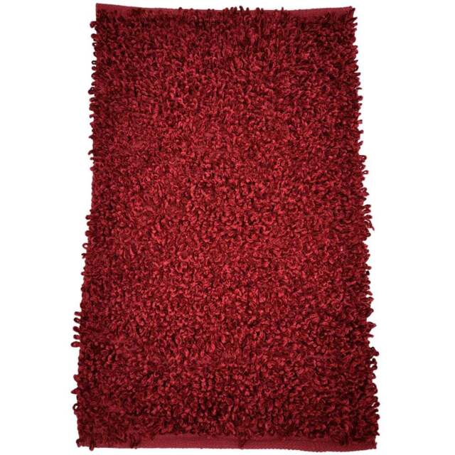 Rapport Home Oxford Purple Shaggy Super Absorbent Rug 88 x 55cm - Wilko - image 1
