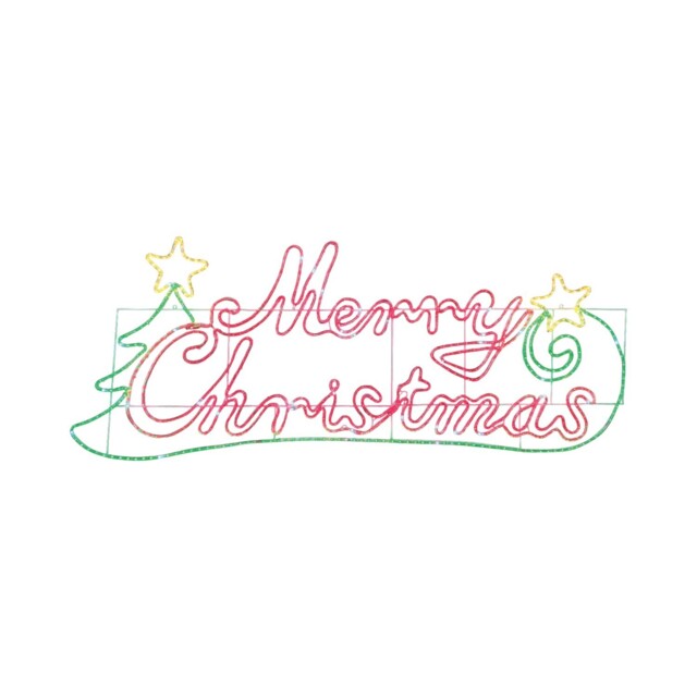 Merry Christmas Festive Rope LightMulticolour - Wilko - image 1
