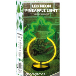 Global Gizmos Pineapple LED Neon Light 30cm - Size: 30 x 17 x 10cm - Multi - Wilko - thumbnail 5