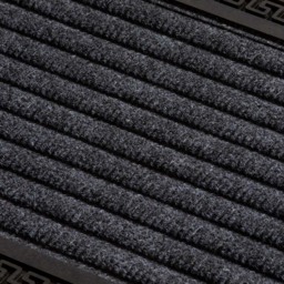 Millbrook Grey Embossed Stripe Doormat 25 x 60cm - Size: 60 x 25cm - Wilko - thumbnail 4