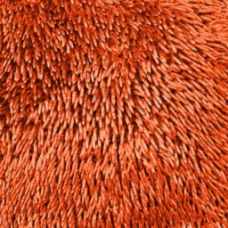 Velosso Orange Shaggy Chenille Filled Cushion 43 x 43cm 2 Pack - Wilko - thumbnail 3