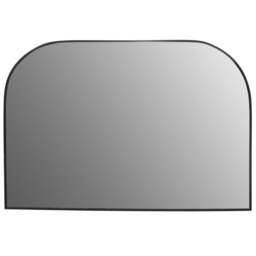 Black Arch Over Mantle Mirror 70 x 100cm - Size: 100 x 70cm - The Port. Co Gallery - Wilko - thumbnail 1