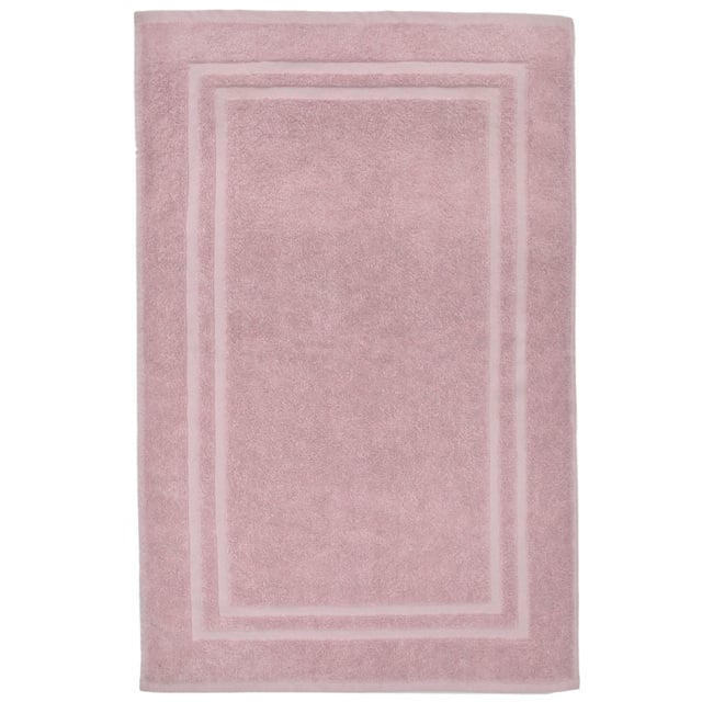 Velosso Blush Cotton Hotel Bath Mat - Pink - Wilko - image 1
