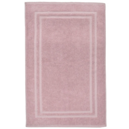 Velosso Blush Cotton Hotel Bath Mat - Pink - Wilko - thumbnail 1