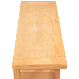 Lucca 4 Shelf Waxed Bookcase - Wood - Wilko - thumbnail 7