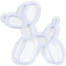 Blue Balloon Dog Neon Sign - White - Wilko - thumbnail 3