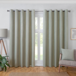 Linden Washable Blackout CurtainGreen137cm168cm - My Home - Wilko - thumbnail 7