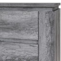 GFW Canyon Single Door 3 Drawer Charcoal Grey Storage Unit - Size: 70 x 85.5 x 39cm - Wilko - thumbnail 7