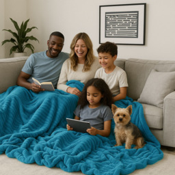 Velosso BellissimaTeal Plush Throw 200 x 240cm - Size: 200 x 240 x 1cm - Wilko - thumbnail 7