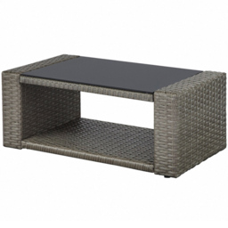 Home Detail Vegas 4 Seater Black and Cream Rattan Sofa Set - Wilko - thumbnail 7