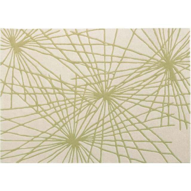 Esselle Home Aura Starburst Natural and Sage Green Rug 200 x 290cm - Wilko - image 1