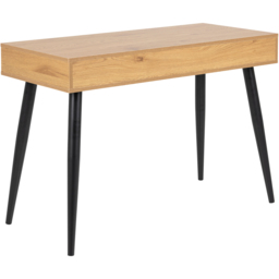 Florence Neptun 3 Drawer Oak Office Desk - Brown - Furniture To Go - Wilko - thumbnail 5