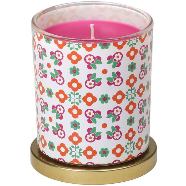 Disney Minnie Mouse Mango and Frangipani Scented Candle 213g - Size: 7.4 x 7.1 x 7.3cm - Multi - Wilko - image 1