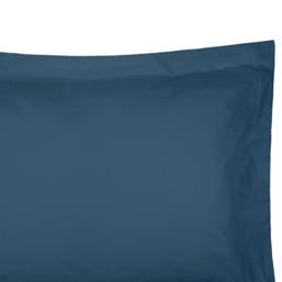 Serene Oxford Navy Pillowcase - Size: 27 x 20cm - Blue - Wilko - thumbnail 3