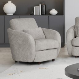 Mabel Chair Cream - Wilko - thumbnail 1