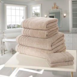 Rapport Home So Soft Cream Cotton Face Towel - Wilko - thumbnail 3