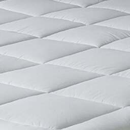 Downland Feels Like Down King Size Mattress Topper - White - Wilko - thumbnail 6