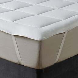 Downland Feels Like Down King Size Mattress Topper - White - Wilko - thumbnail 5