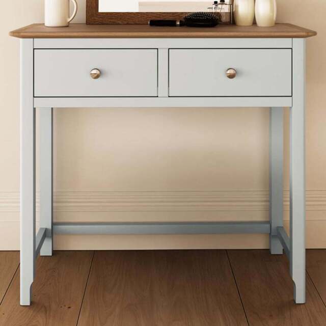FWStyle Taberno 2 Drawer White Dressing Table - Wilko - image 1