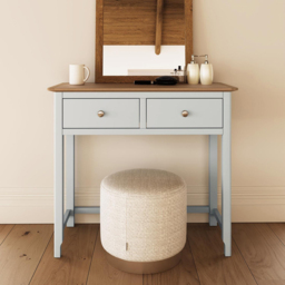 FWStyle Taberno 2 Drawer White Dressing Table - Wilko - thumbnail 6