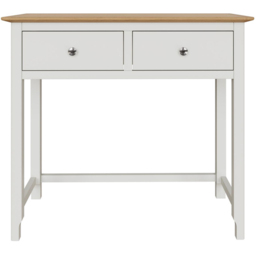 FWStyle Taberno 2 Drawer White Dressing Table - Wilko - thumbnail 4
