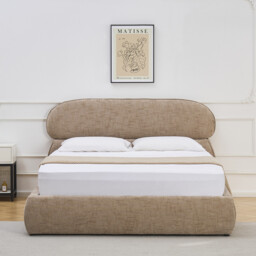 Rhea Ottoman Bed Brown Double - Wilko - thumbnail 5