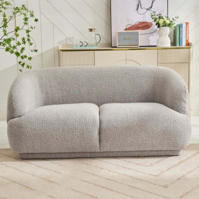 Sutton 2 Seater Taupe Sofa - Wilko - image 1