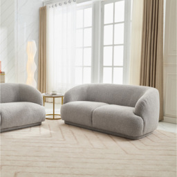 Sutton 2 Seater Taupe Sofa - Wilko - thumbnail 6