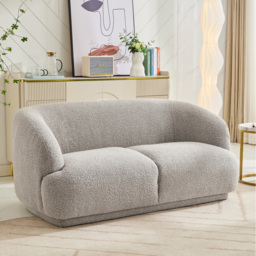 Sutton 2 Seater Taupe Sofa - Wilko - thumbnail 4
